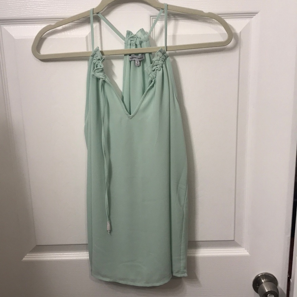 Mint green tank